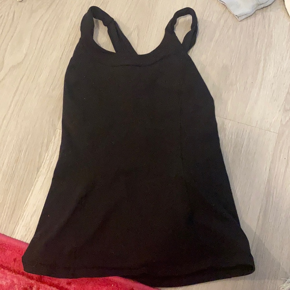 Black Lululemon tank top